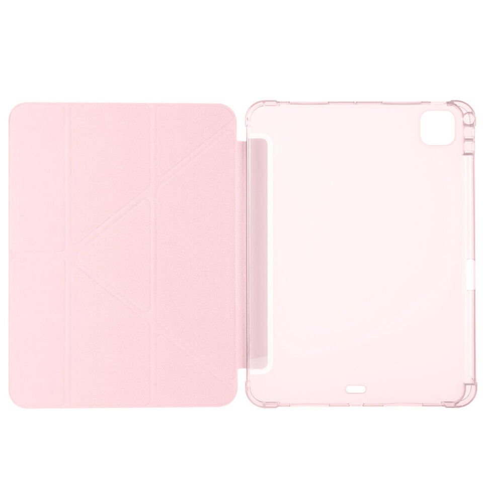 Apple iPad Pro 11 2024 Kılıf HEPTEKİLETİŞİM Tri Folding Kalem Bölmeli Standlı Kılıf