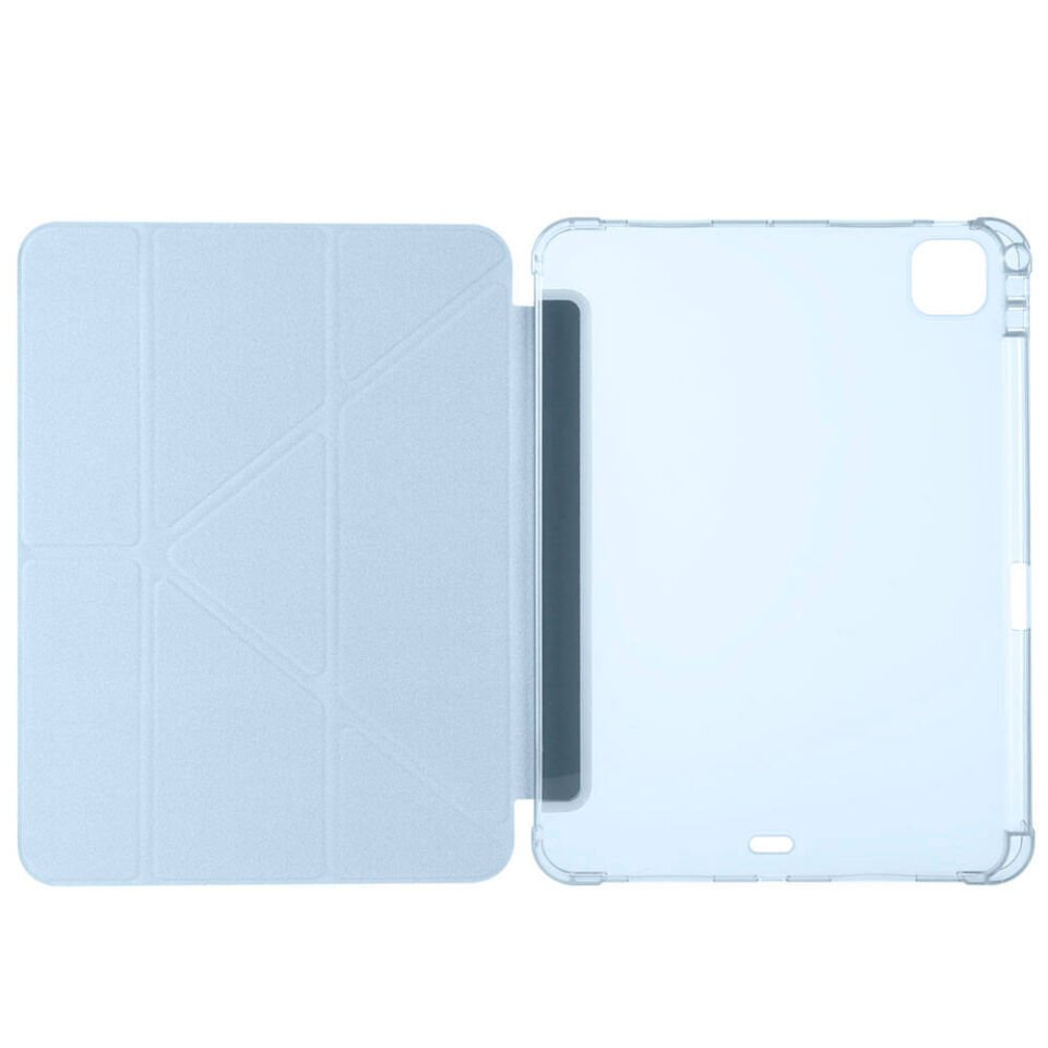 Apple iPad Pro 11 2024 Kılıf HEPTEKİLETİŞİM Tri Folding Kalem Bölmeli Standlı Kılıf