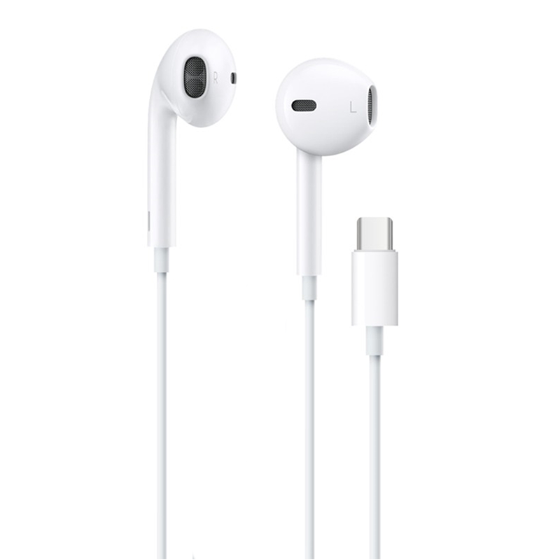 Süper Bass Type-C Girişli Kulaklık Hİ-Fİ Ses Sistemi Kalitesi (EP7 Type-C) Beyaz