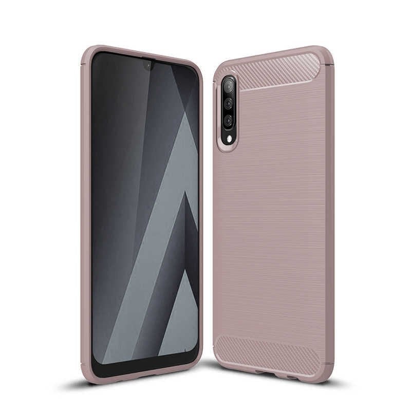 Samsung Galaxy A70 Kılıf Ultra Korunaklı Silikon Kapak (ROOM) Gri