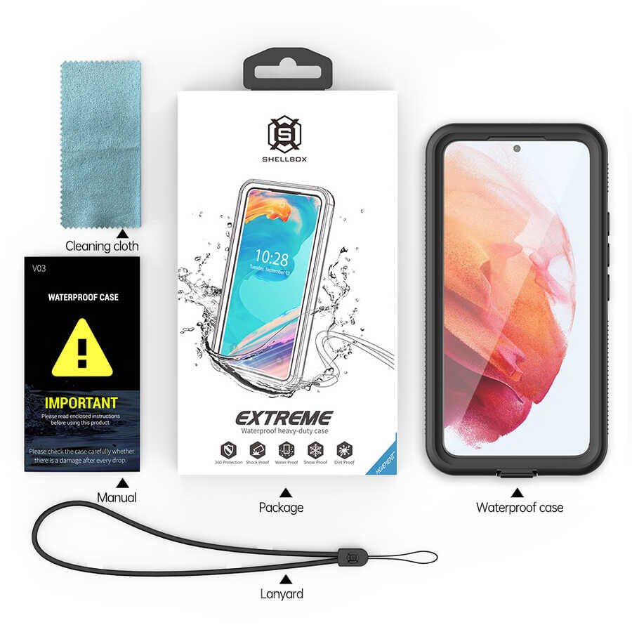 Samsung Galaxy S22 Kılıf 1-1 Su Geçirmez Kılıf