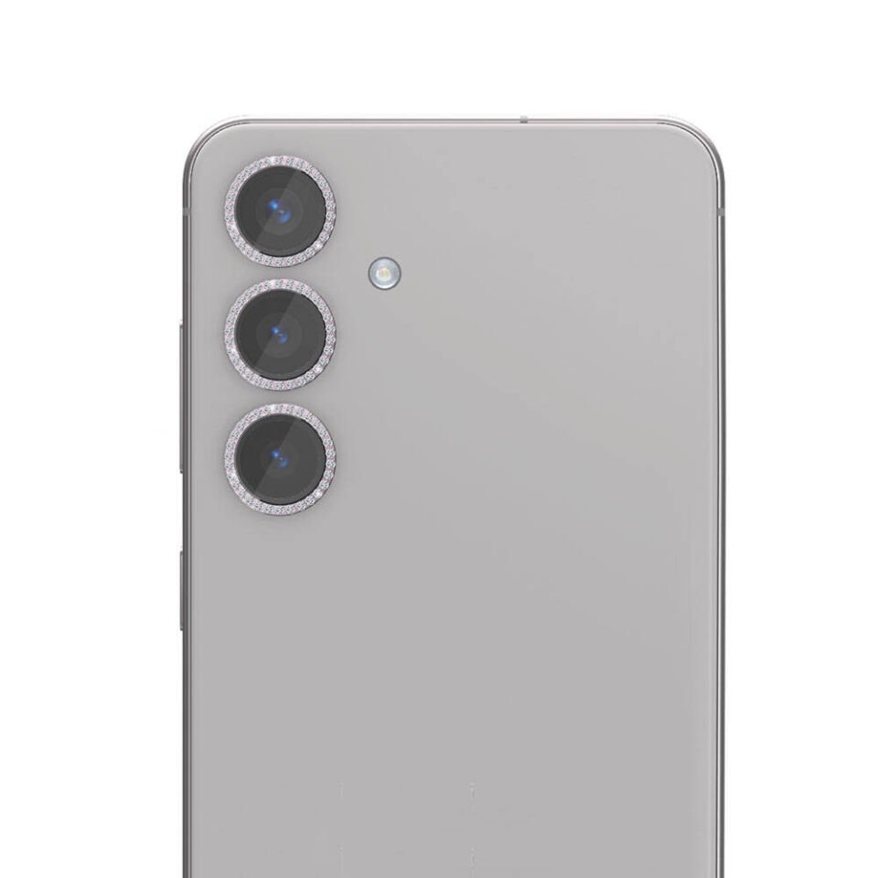 Samsung Galaxy S24 Kamera Lens Koruyucu Cam Filmi (Diamond) Mor