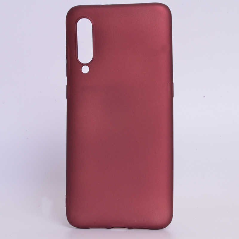 Xiaomi Mi 9 Kılıf Yumuşak Dokulu Soft Esnek İnce Mat Renkli Silikon Kapak (PREMİER) Siyah