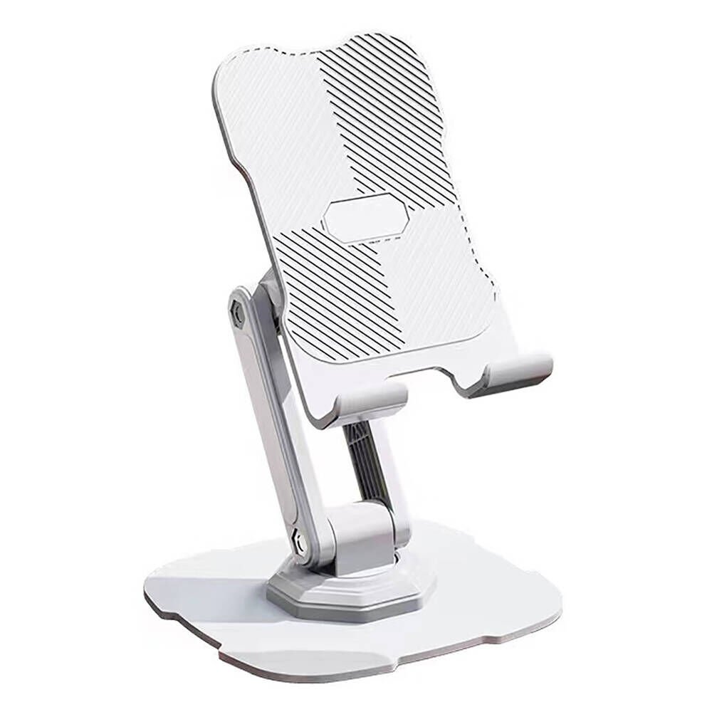 Dönebilen Başlıklı Telefon Ve Tablet Standı (L23) Beyaz