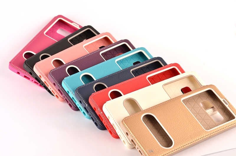 Samsung Galaxy Note 8 Kapaklı Kılıf Mıknatıslı 360 Tam Korumalı (DOLCE) Kırmızı