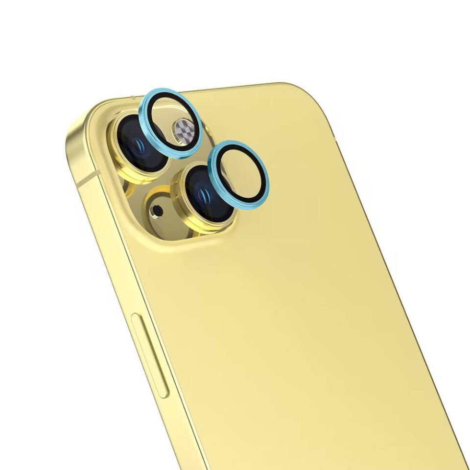 Apple iPhone 16 Plus Kamera Lens Koruyucu Kolay Takma Aparatlı Ultra Korumalı (CL-15) Yeşil