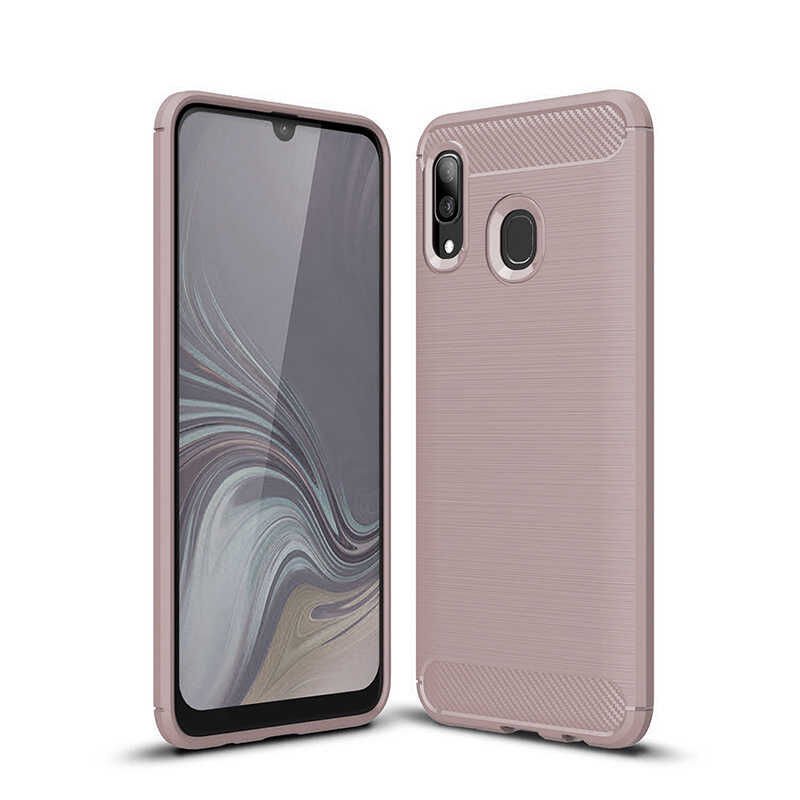 Samsung Galaxy A30 Kılıf Ultra Korunaklı Silikon Kapak (ROOM) Gri