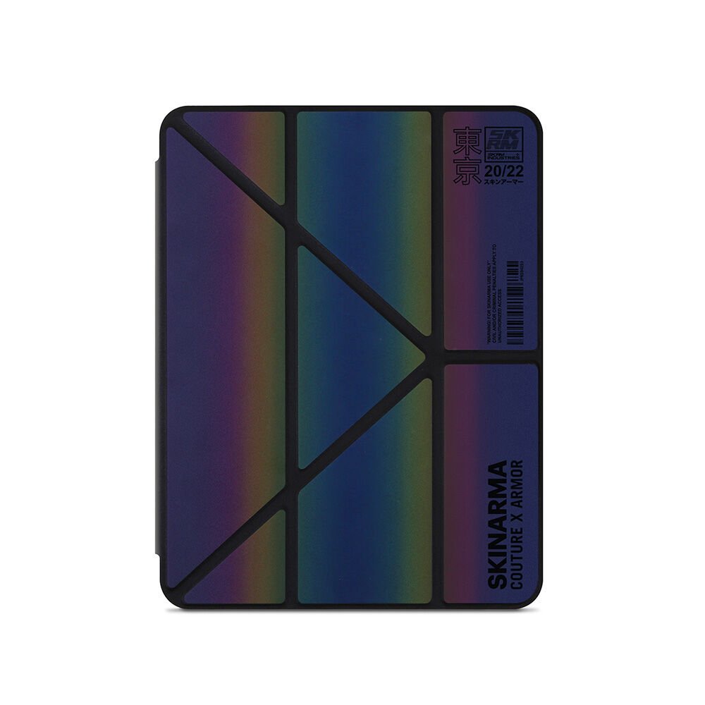 Apple iPad Air 11 2025 M3 Kılıf SkinArma Holografik Tasarımlı Arkası Şeffaf Çıkarılabilir Magnetik Kira Kobai Kılıf