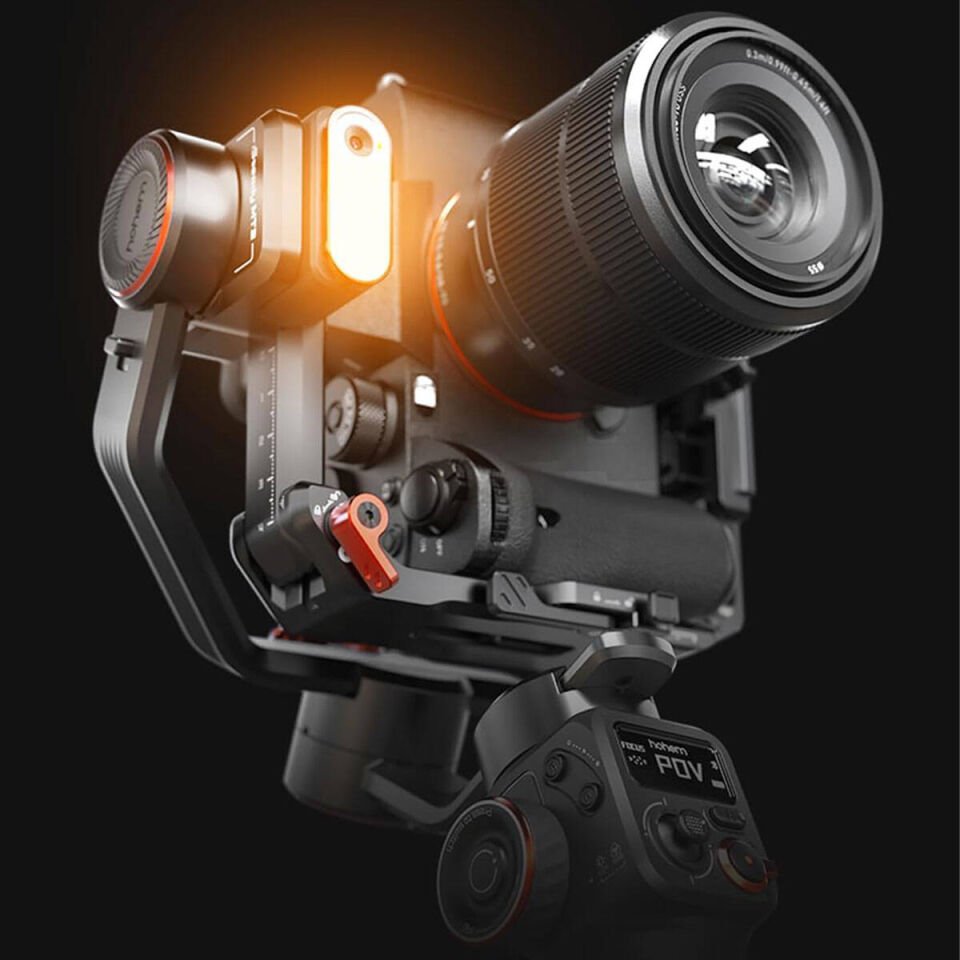 iSteady MT2 3 Eksenli El Tipi AI Yapay Zeka Görüş Sensörlü Kamera Gimbal Stabilizatör Siyah