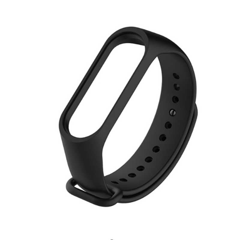 Xiaomi Mi Band 4 Silikon Kordon Soft ve Pürüzsüz Yüzeyli Kordon (Klasik) Siyah