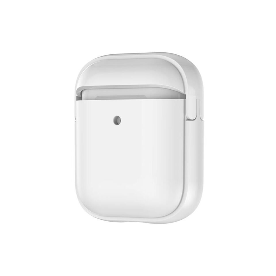 Apple Airpods Darbelere Karşı Dayanıklı Kılıf (Airbag 36) Beyaz