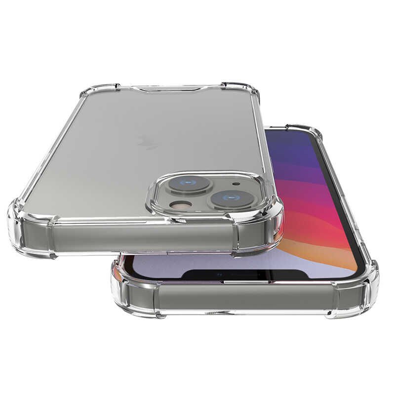 Apple iPhone 13 Mini Kılıf HEPTEKİLETİŞİM Kamera Korumalı Nitro Anti Shock Silikon