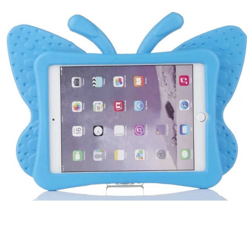 Samsung Galaxy Tab A7 10.4 T500 T505 T507 Çocuklara Özel Standlı Silikon Tablet Kılıf (B.FLY) Siyah
