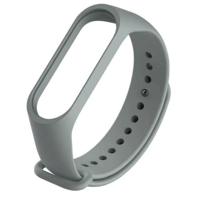 Xiaomi Mi Band 4 Silikon Kordon Soft ve Pürüzsüz Yüzeyli Kordon (Klasik) Gri