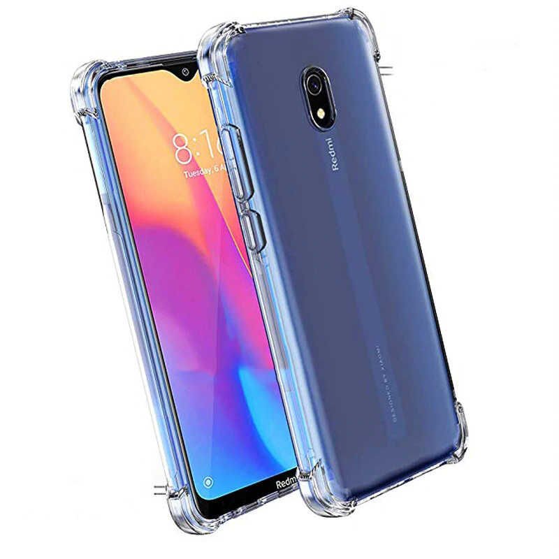 Xiaomi Redmi 8A Şeffaf Kılıf Köşelerde Darbelere Karşı Ultra Kalınlık (ANTİSHOCK) Renksiz