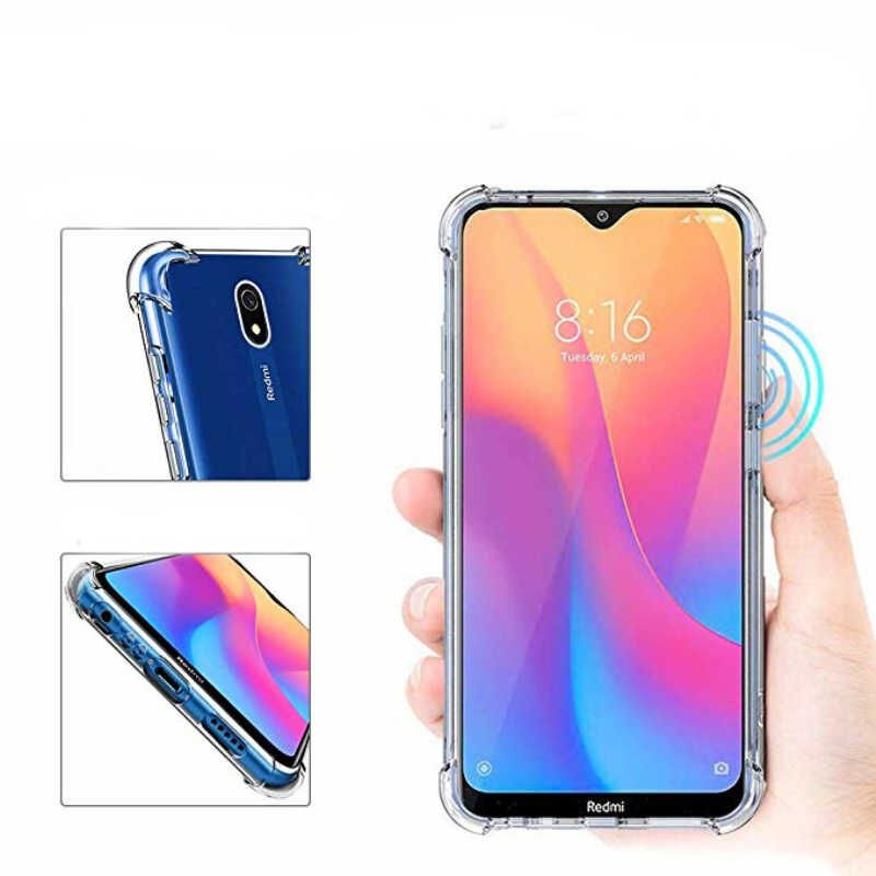 Xiaomi Redmi 8A Şeffaf Kılıf Köşelerde Darbelere Karşı Ultra Kalınlık (ANTİSHOCK) Renksiz
