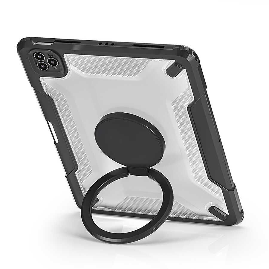 Apple iPad Air 11 2025 M3 Wiwu Mecha Dönebilen Standlı Tablet Kılıfı