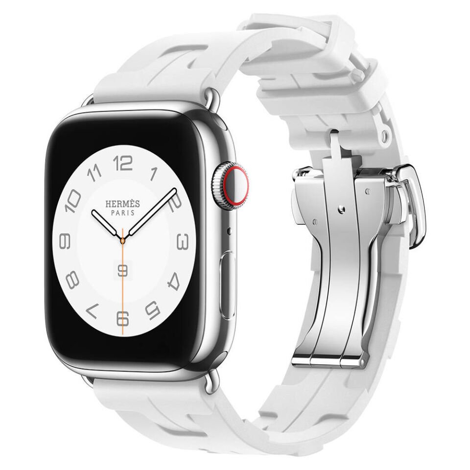 Apple Watch 42mm Spor Görünümlü HEPTEKİLETİŞİM KRD-94 Silikon Kordon