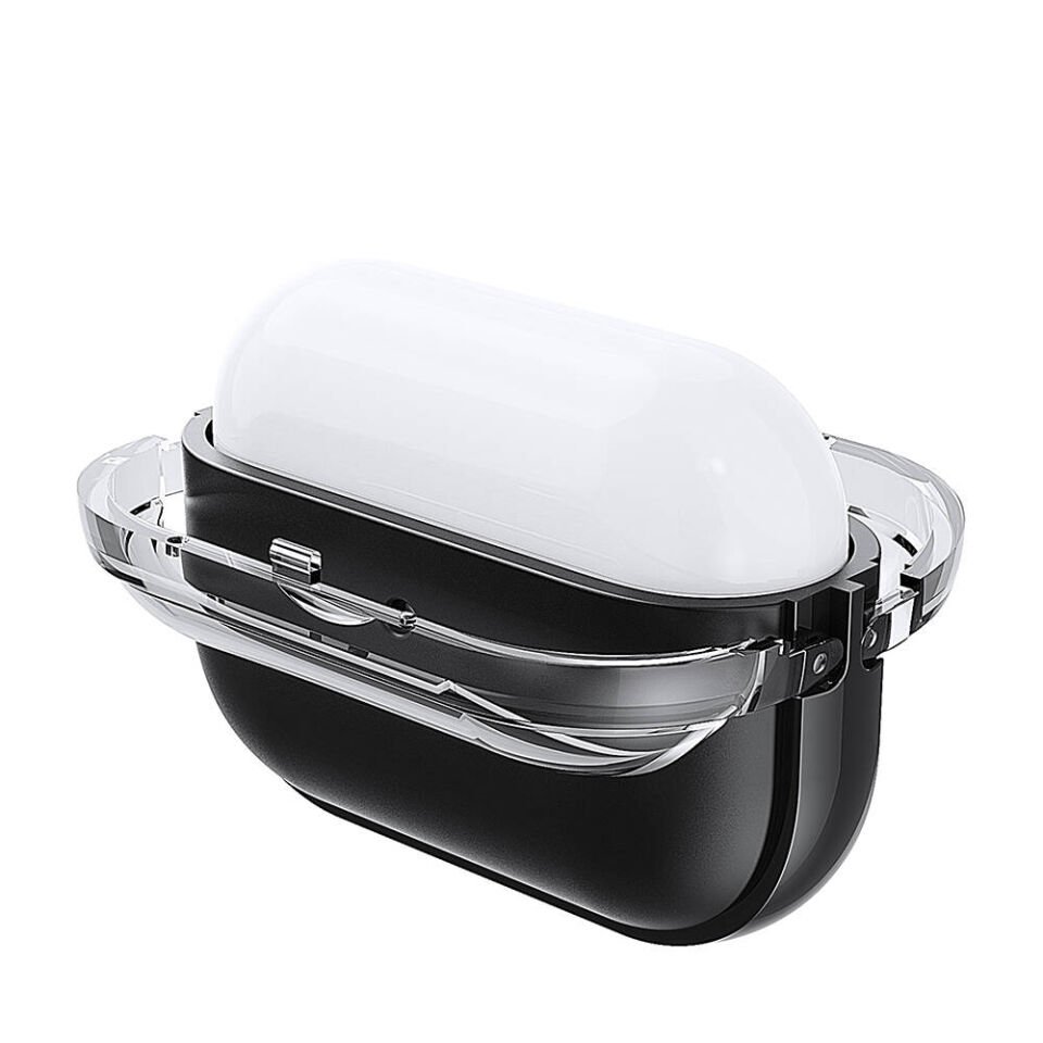 Apple Airpods Pro 2 Darbelere Karşı Dayanıklı Kılıf (Airbag 36) Şeffaf