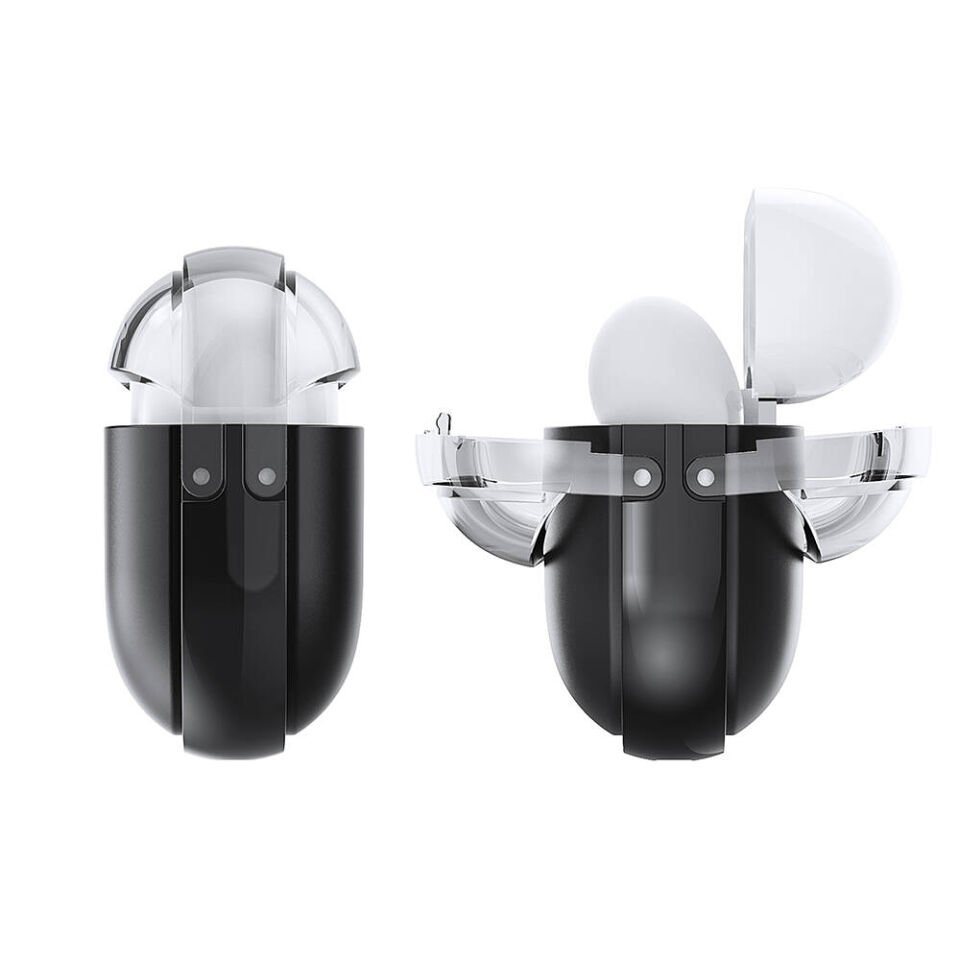 Apple Airpods Pro 2 Darbelere Karşı Dayanıklı Kılıf (Airbag 36) Şeffaf