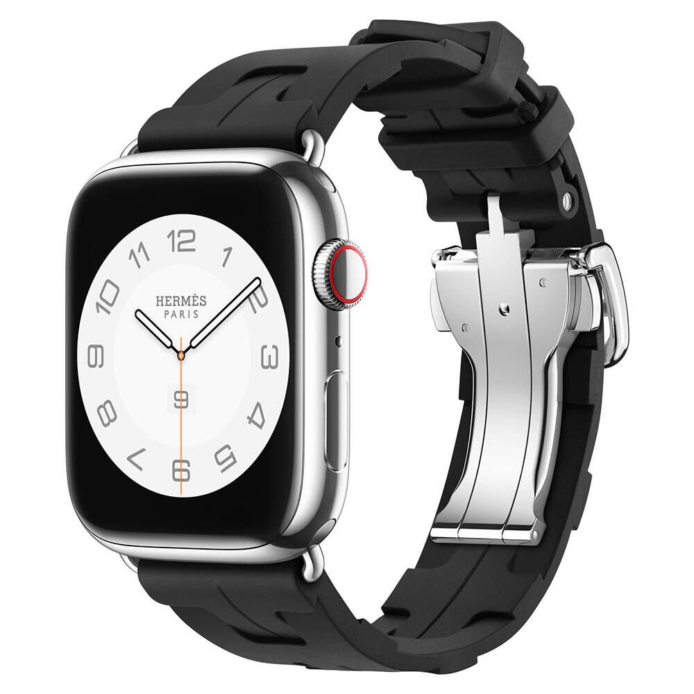 Apple Watch 44mm Spor Görünümlü HEPTEKİLETİŞİM KRD-94 Silikon Kordon