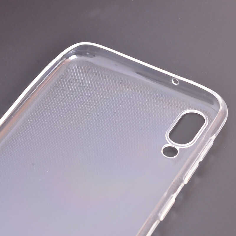 Samsung Galaxy M10 Kılıf HEPTEKİLETİŞİM Ultra İnce Silikon Kapak 0.2 mm