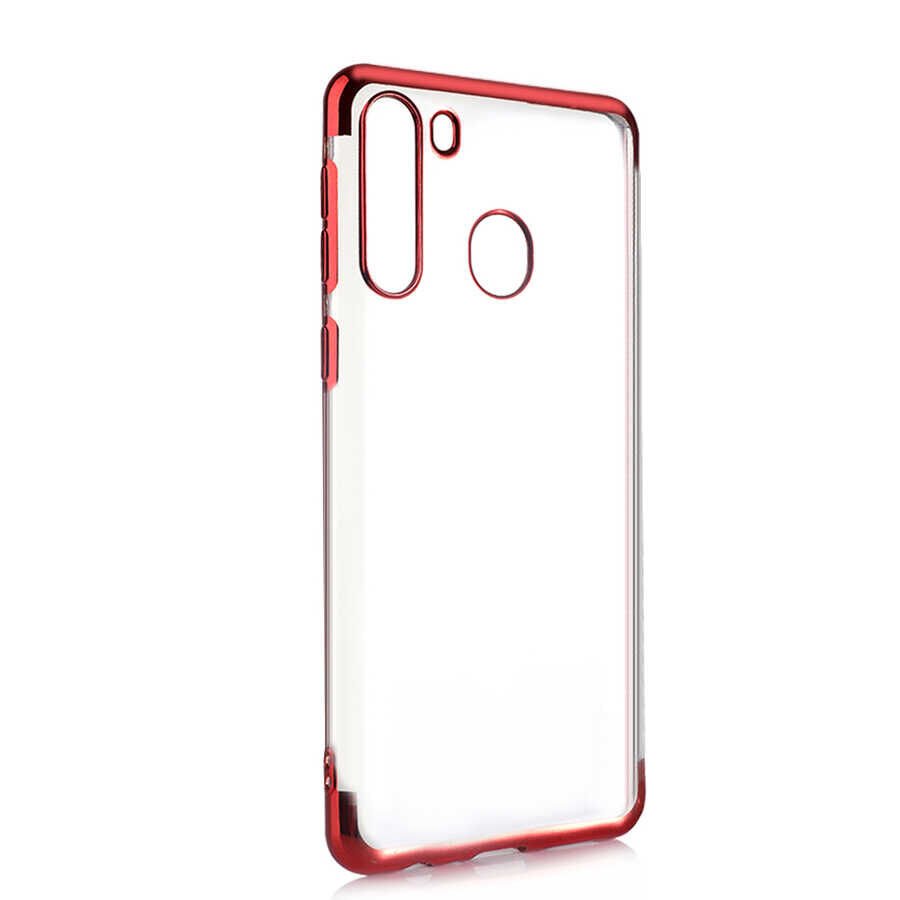 Galaxy M11 Kılıf HEPTEKİLETİŞİM Dört Köşeli Lazer Silikon Kapak