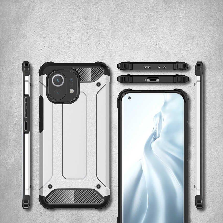 Xiaomi Mi 11 Kılıf HEPTEKİLETİŞİM Crash Silikon Kapak