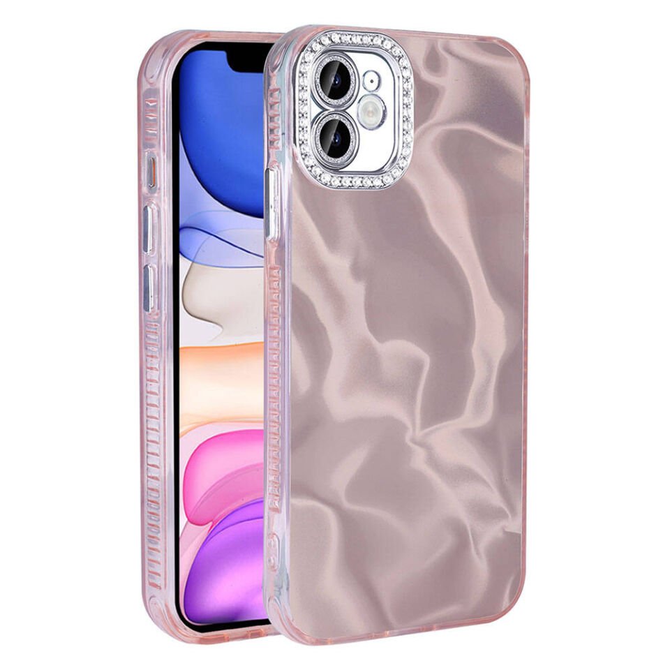 Apple iPhone 11 Kılıf Airbagli Parlak Taş Detay Tasarımlı HEPTEKİLETİŞİM Esila Kapak