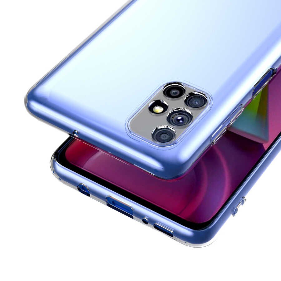 Samsung Galaxy M31S Kılıf HEPTEKİLETİŞİM Kamera Korumalı Süper Silikon Kapak
