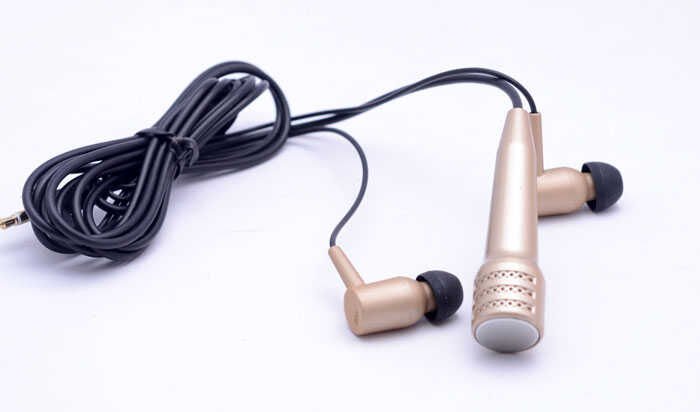 Yüksek Kalite ve Ses Performanslı Kulaklık (Mat Mikrofonlu Karaoke Kulaklık) Rose Gold