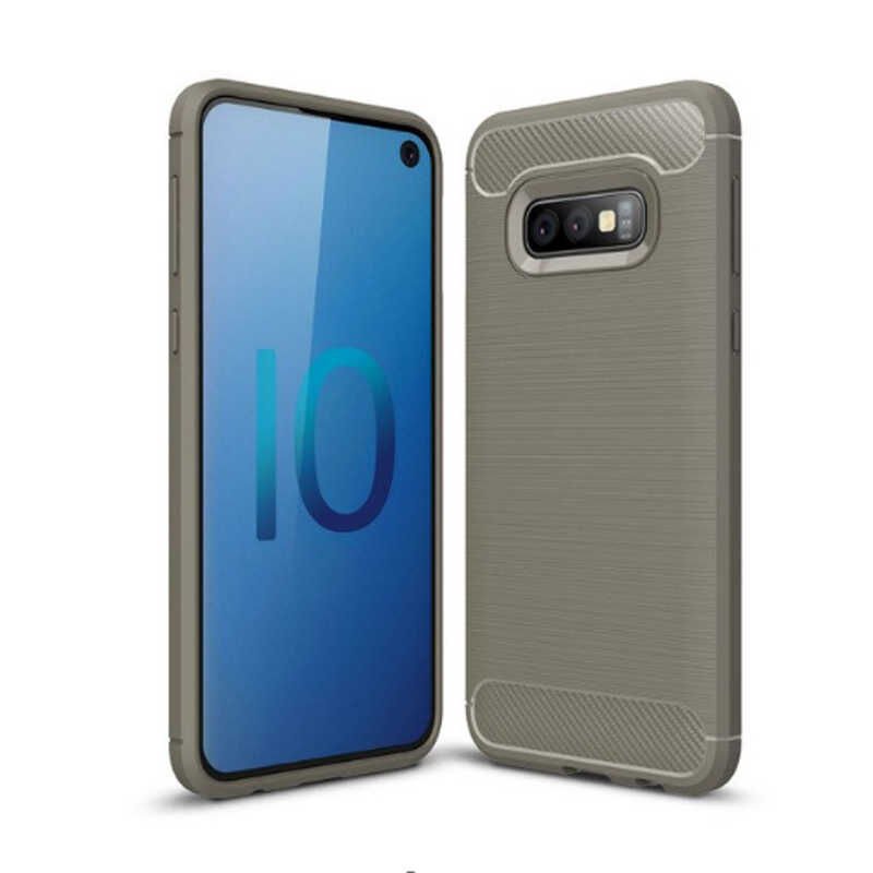 Samsung Galaxy S10E Kılıf Ultra Korunaklı Silikon Kapak (ROOM) Gri