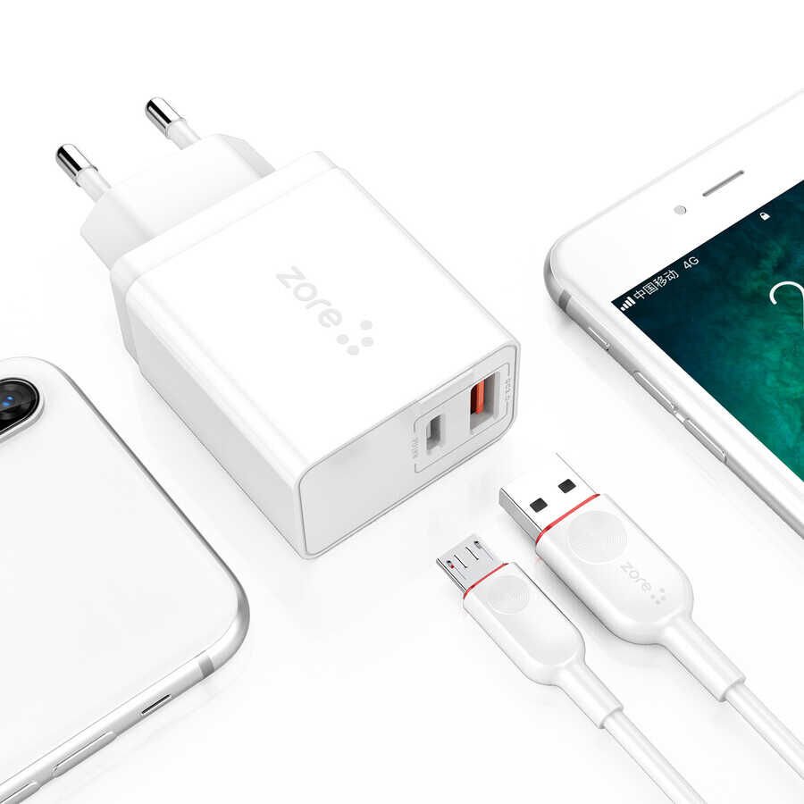 ​HEPTEKİLETİŞİM XMac Serisi ZR-X2 Micro 2 in 1 Şarj Seti