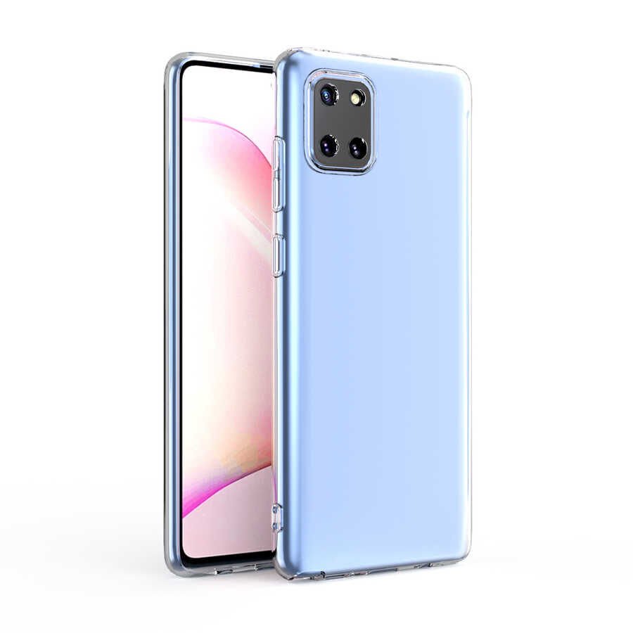 Samsung Galaxy A81 (Note 10 Lite) Kılıf HEPTEKİLETİŞİM Kamera Korumalı Süper Silikon Kapak