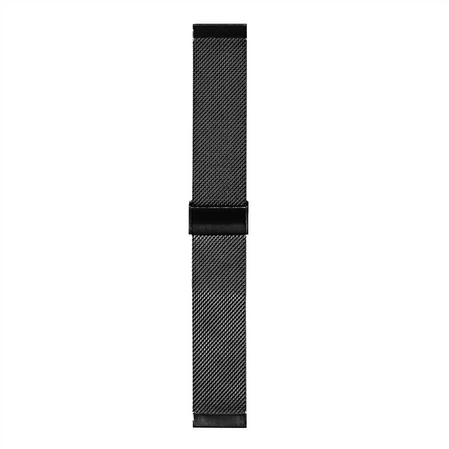 Samsung Gear S3 (22mm) Metal Kordon Tel Örgülü Tasarım (KRD-45) Gümüş