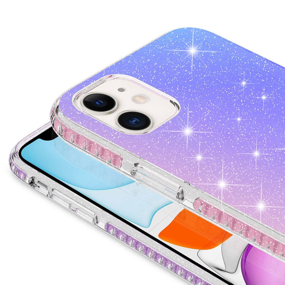 Apple iPhone 11 Kılıf Parlak Renk Geçişli HEPTEKİLETİŞİM Velle Kapak
