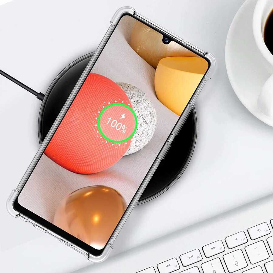 Galaxy A12 Kılıf HEPTEKİLETİŞİM Nitro Anti Shock Silikon