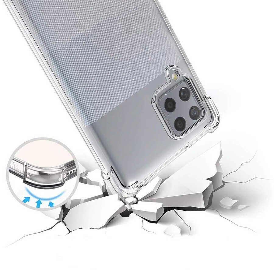 Galaxy A12 Kılıf HEPTEKİLETİŞİM Nitro Anti Shock Silikon