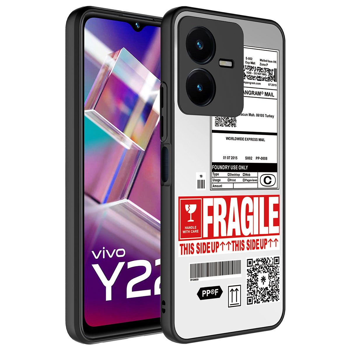 Vivo Y35 Kılıf Aynalı Desenli Kamera Korumalı Parlak HEPTEKİLETİŞİM Mirror Kapak