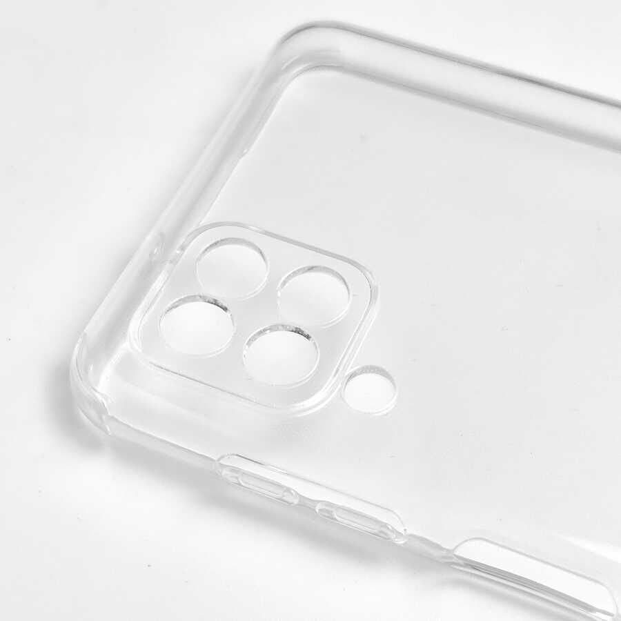 Samsung Galaxy A12 Kılıf HEPTEKİLETİŞİM Kamera Korumalı Süper Silikon Kapak