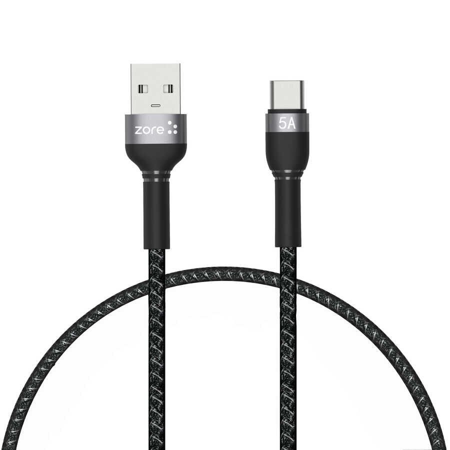 Shira Serisi Type-c Usb Kablo 30 cm Siyah