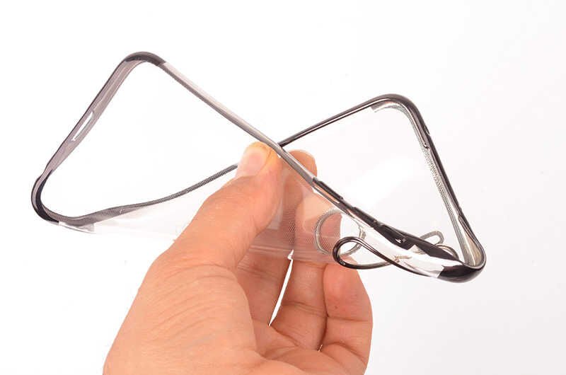 Xiaomi Redmi Note 8 Kılıf Dört Köşe Renkli Lazer Şeffaf Silikon Kapak (GLİTTER) Rose Gold