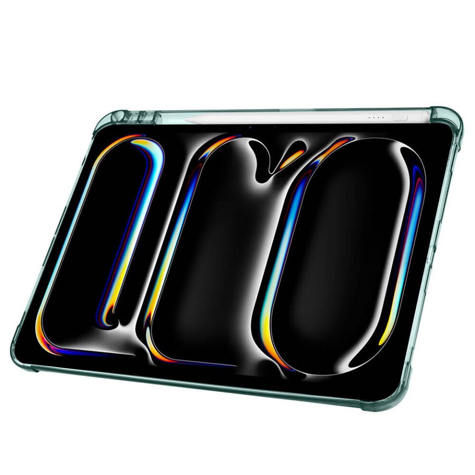 Apple iPad Pro 11 2024 Kalem Bölmeli Standlı Kılıf (TR) Lacivert