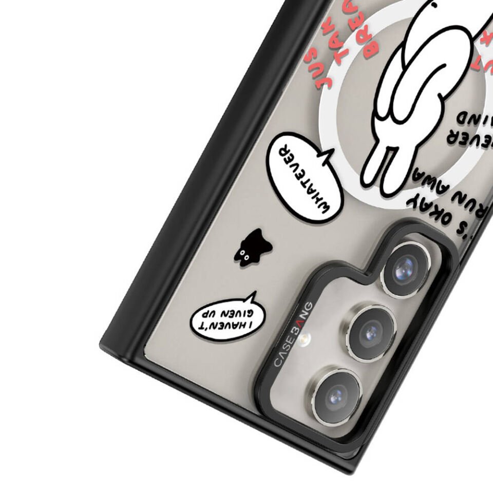 Samsung Galaxy S24 Magsafe Şarj Özellikli Casebang Chill Out Serisi Mıknatıslı Arka Panel