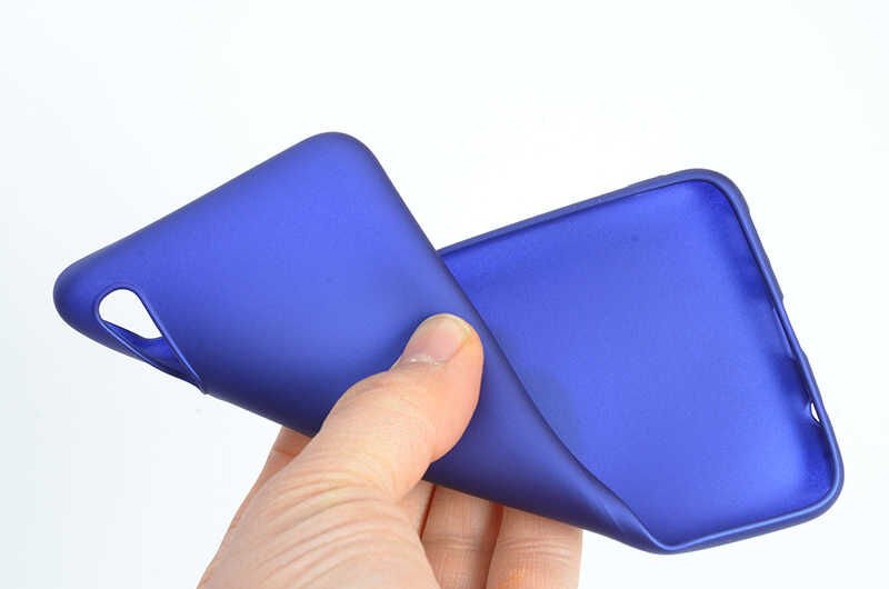 Samsung Galaxy A50 Kılıf Yumuşak Dokulu Soft Esnek İnce Mat Renkli Silikon Kapak (PREMİER) Siyah