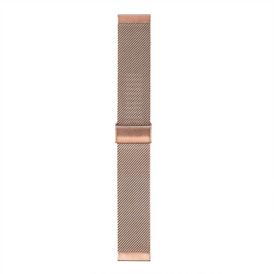 Samsung Galaxy Watch 46mm (22mm) Metal Kordon Tel Örgülü Tasarım (KRD-45) Siyah