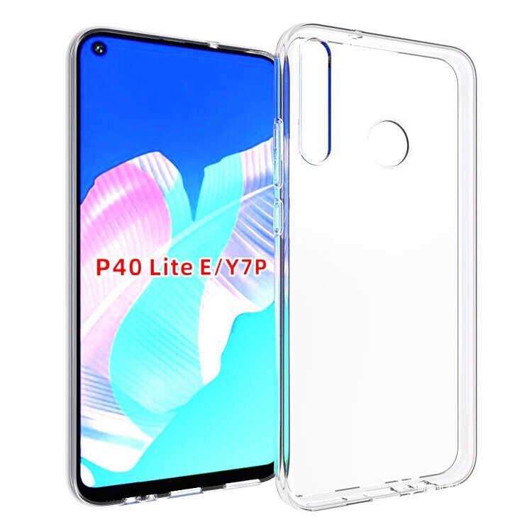 Huawei P40 Lite E Kılıf HEPTEKİLETİŞİM Süper Silikon Kapak