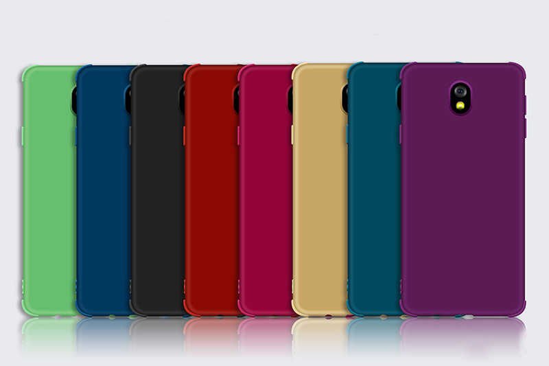 Samsung Galaxy J730 Pro Sililkon Mat Soft Yüzeyli Kapak (NEVA) Kırmızı