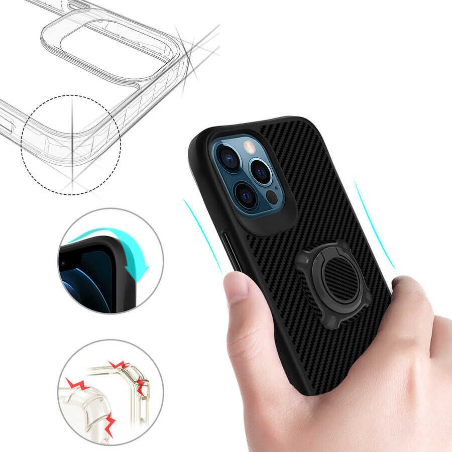 Apple iPhone 12 Pro Max Kılıf HEPTEKİLETİŞİM Timo Kapak