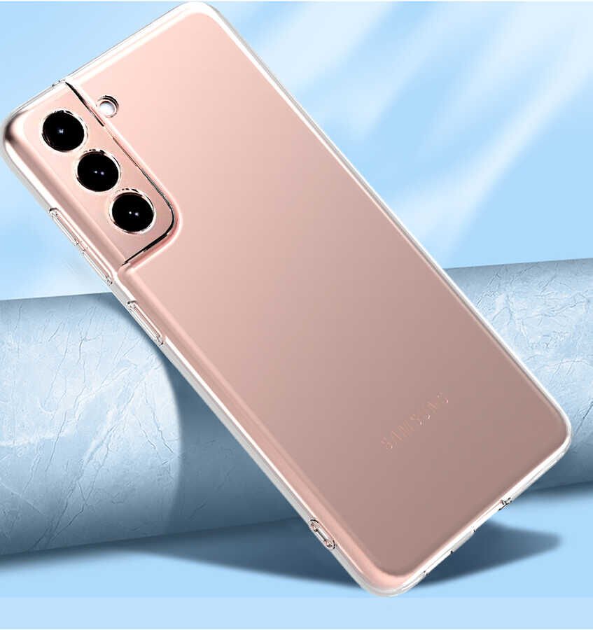 Samsung Galaxy S21 Plus Kılıf HEPTEKİLETİŞİM Kamera Korumalı Süper Silikon Kapak